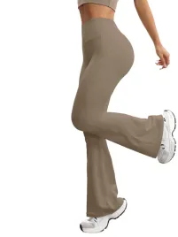legginsy-damskie-wysoki-stan-kolor-jasny-braz-s-1la