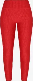 legginsy-damskie-gladkie-czerwone-z-faktura-mikrofibra-m-6fa