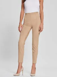 guess-legginsy-bezowe-z-wysokim-stanem-i-przeszyciami-xl-gga