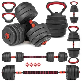 hantle-regulowane-2x20kg-sztanga-kettlebell-zestaw-hantli-6w1-gryfy-uchwyty