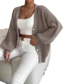 shein-sweter-damski-brazowy-na-guziki-luzny-44-1la
