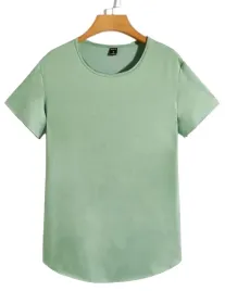 shein-t-shirt-zielony-z-krotkim-rekawem-l-vih