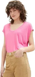 tom-tailor-t-shirt-damski-rozowy-okragly-dekolt-m-6fa