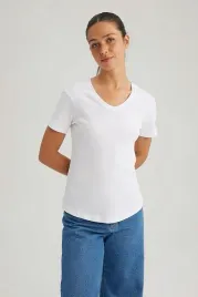 defacto-bialy-tshirt-damski-z-dekoltem-v-z-bawelny-xl-5-a
