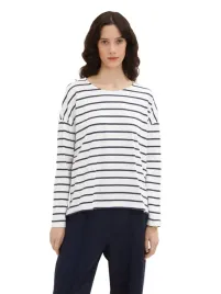 tom-tailor-t-shirt-damski-paski-dlugi-rekaw-bawelna-m-6fa