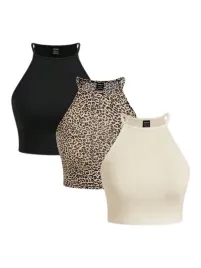 shein-top-na-ramiaczkach-wzor-zwierzecy-i-gladki-kremowy-2pack-38-1ka