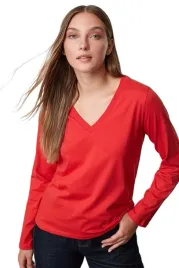 trendyol-damski-czerwony-t-shirt-z-dlugim-rekawem-dekolt-v-s-5ea
