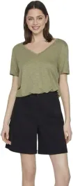 vila-t-shirt-z-dekoltem-v-w-kolorze-zielonym-krotki-rekaw-xxl-6fa