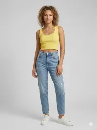edc-by-esprit-zolty-krotki-top-na-szerokich-ramiaczkach-bawelna-xl-6fa