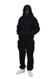 boohooman-czarny-dres-komplet-meski-z-kapturem-pluszowy-material-l-z3a