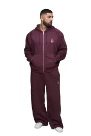 boohooman-dresy-komplet-meski-plus-size-bordowy-z-nadrukiem-xxl-z3a