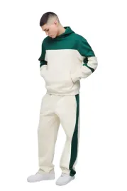 boohooman-meski-dres-komplet-z-kapturem-kremowy-z-zielonym-paskiem-s-z3a