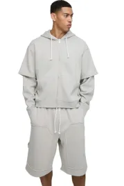 boohooman-meski-komplet-dresowy-z-kapturem-krotkie-spodnie-bezowy-s-z3a