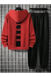 meski-dres-komplet-czerwona-bluza-z-kapturem-czarne-spodnie-xl-5ga