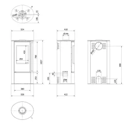 piec-kratki-erik-5-5-kw-fi150-gold-satin-pokrywa-domykanie-klamka-jatoba