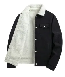 shein-czarna-kurtka-meska-z-futerkiem-dlugi-rekaw-zapinana-2xl-1ja