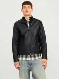 jackandjones-czarna-ramoneska-meska-z-gladkiej-eko-skory-xl-6fa