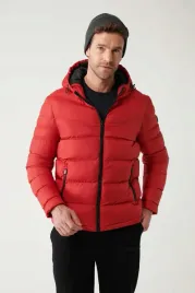 czerwona-meska-kurtka-pikowana-z-kapturem-do-bioder-m-5ga