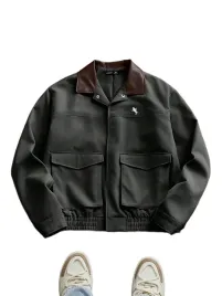 shein-meska-kurtka-bomber-z-kontrastowym-kolnierzem-xl-1la