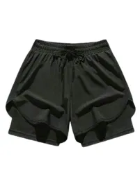 shein-czarne-sportowe-krotkie-meskie-spodenki-z-paskiem-m-1ha