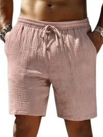 shein-rozowe-spodenki-meskie-z-sznurowaniem-krotkie-na-lato-xxl-1ja