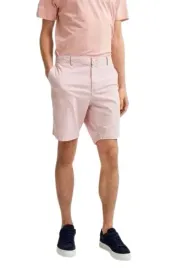 selected-homme-rozowe-spodenki-meskie-z-lnem-przed-kolano-m-n1a
