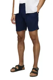 boohooman-meskie-spodenki-len-wiskoza-granatowe-krotkie-xl-z3a