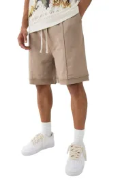 boohooman-meskie-krotkie-spodenki-dresowe-bezowe-z-mankietem-m-z3a