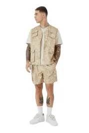 boohooman-krotkie-spodenki-bojowki-bezowe-wzor-marmur-xs-z3a