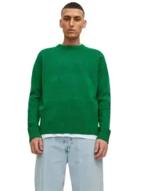 jackandjones-meski-sweter-zielony-klasyczny-przez-glowe-l-n2a