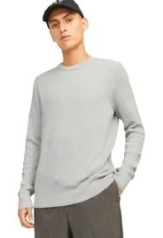 jack-jones-sweter-szary-z-dlugim-rekawem-meski-casual-l-n1a