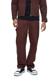 boohooman-meskie-spodnie-casual-proste-brazowe-z-kieszenia-na-boku-30-z3a