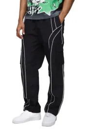 boohooman-czarne-spodnie-meskie-casual-z-bialymi-lampasami-m-z3a