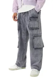 boohooman-szare-spodnie-meskie-chino-bojowki-z-zamkami-32-z3a