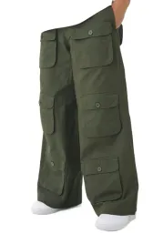 boohooman-meskie-spodnie-chino-kieszenie-guziki-kolor-zielony-32-z3a