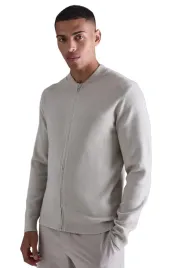 boohooman-sweter-meski-bezowy-zamek-okragly-dekolt-bez-wzoru-s-z3a
