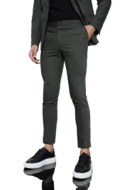 boohooman-zielone-eleganckie-spodnie-proste-s-30-z3a