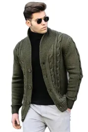 madmext-meski-sweter-rozpinany-z-warkoczowym-wzorem-khaki-xxl-5da