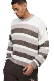 boohooman-sweter-w-paski-z-miekkiego-materialu-z-okraglym-dekoltem-xl-z3a