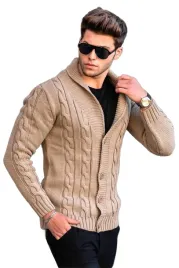 madmext-sweter-meski-bezowy-z-warkoczowym-wzorem-rozpinany-s-5da