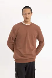 defacto-brazowy-sweter-meski-wkrotce-przez-glowe-xl-5da