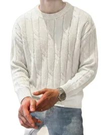 bialy-sweter-meski-warkocze-okragly-dekolt-s-1la