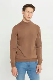sweter-meski-z-polgolfem-w-kolorze-brazowym-100percent-akryl-2xl-5ga