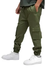 boohooman-spodnie-bojowki-meskie-zielone-z-kieszeniami-m-z3a