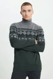 meski-sweter-z-welna-wzor-geometryczny-golf-szaro-zielony-l-5ga