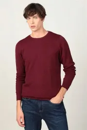 meski-sweter-wiskozowy-bordowy-z-okraglym-dekoltem-i-faktura-xl-5ga