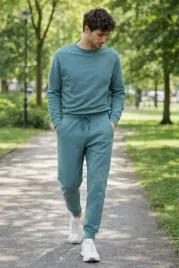guess-meskie-spodnie-dresowe-niebieskie-z-mankietem-bawelniane-l-i3b