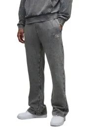 boohooman-szare-spodnie-dresowe-meskie-z-cwiekami-i-haftem-m-z3a