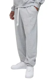 boohooman-szare-spodnie-dresowe-meskie-z-haftem-plus-size-xxl-z3a