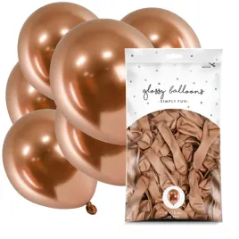balony-glossy-miedziany-12cm-50szt